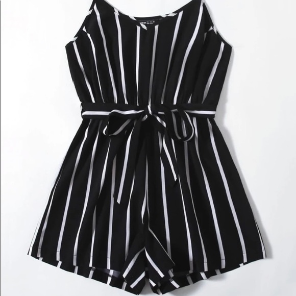 Striped romper from Shein